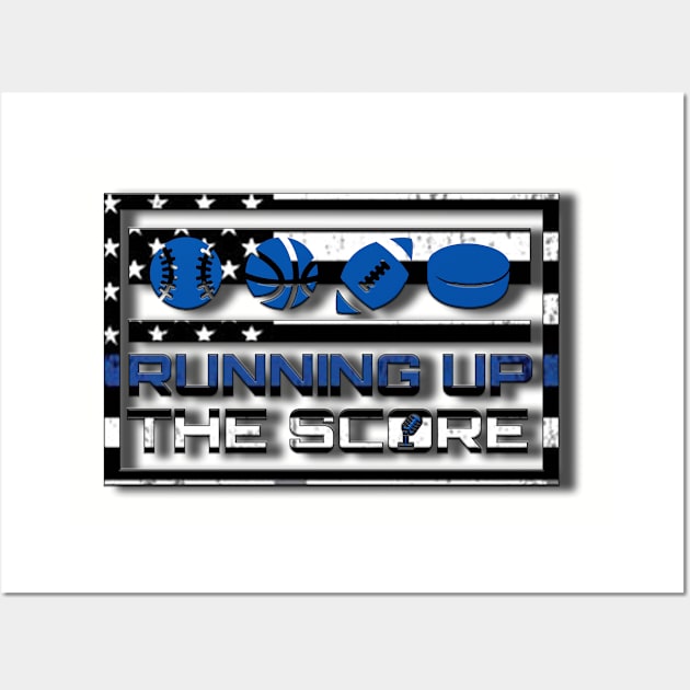 RUTS Thin Blue Line Wall Art by RUTSSports